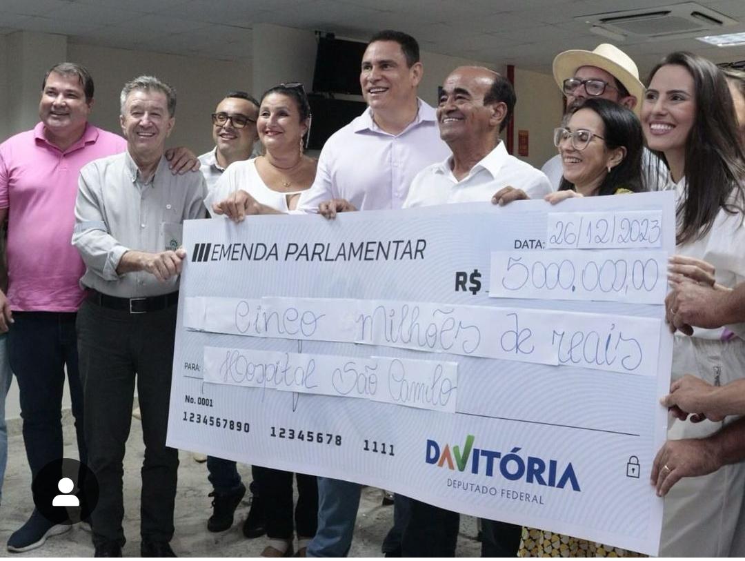 Deputado Federal Davitória Destina R$ 5 Milhões em Emenda Parlamentar para a Saúde de Aracruz