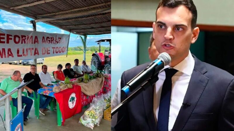 Deputado Alcantaro Filho Expressa Indignação na Ales Contra Apoio do Prefeito ao MST em Evento no Acampamento Índio Galdino