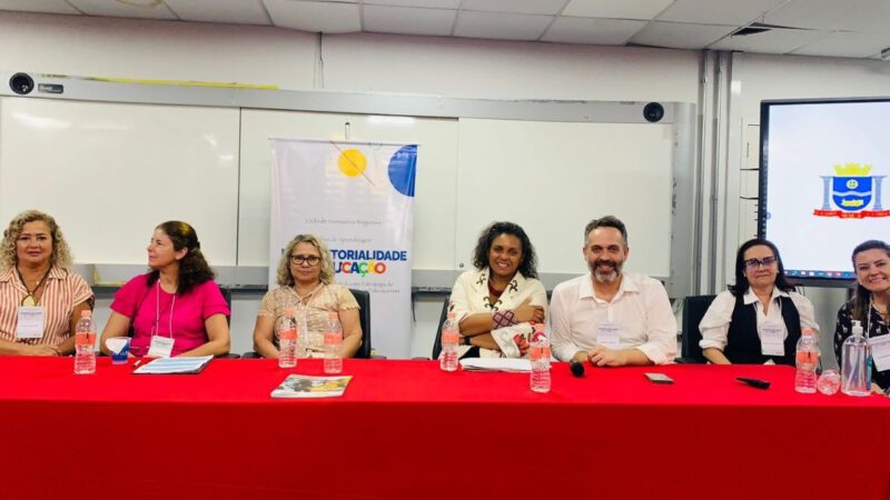 Trilhas de aprendizagem em intersetorialidade na educação são tema de seminário com representação de Aracruz