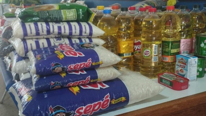 Gincana solidária: EMEF Placidino Passos arrecada mais de 250 quilos de alimentos durante a semana da criança