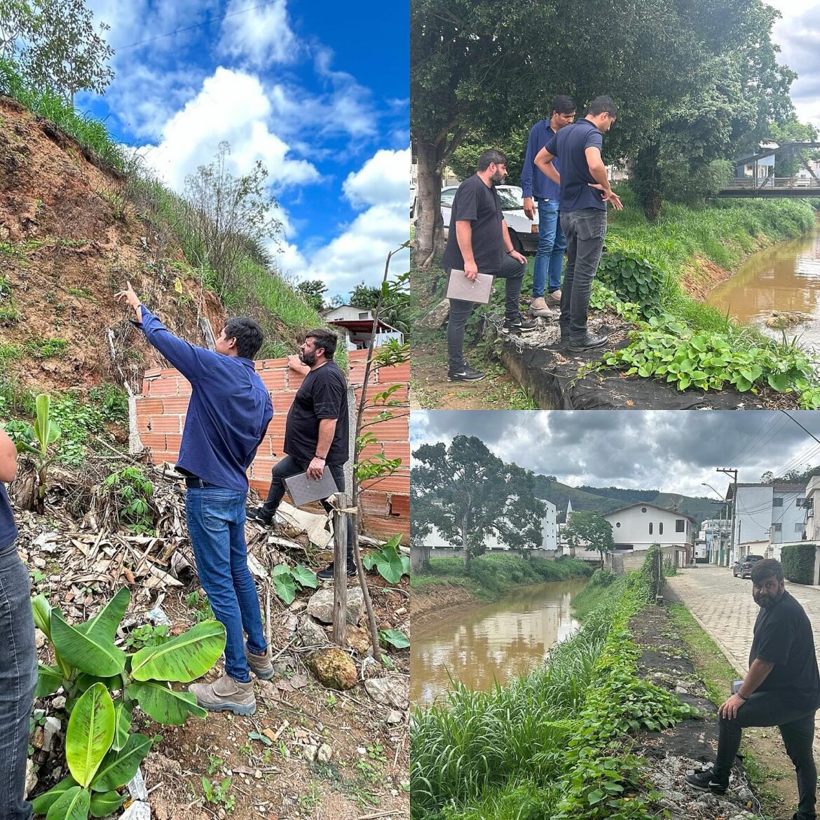 Prefeitura de João Neiva Realiza Visita Técnica para Elaboração de Projetos de Engenharia em Áreas de Risco