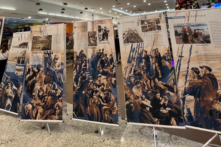 Shopping Oriundi recebe exposição sobre imigração italiana