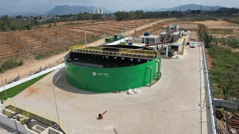 Aracruz amplia serviço de esgotamento sanitário na Sede do Município com nova Estação de Tratamento de Esgoto