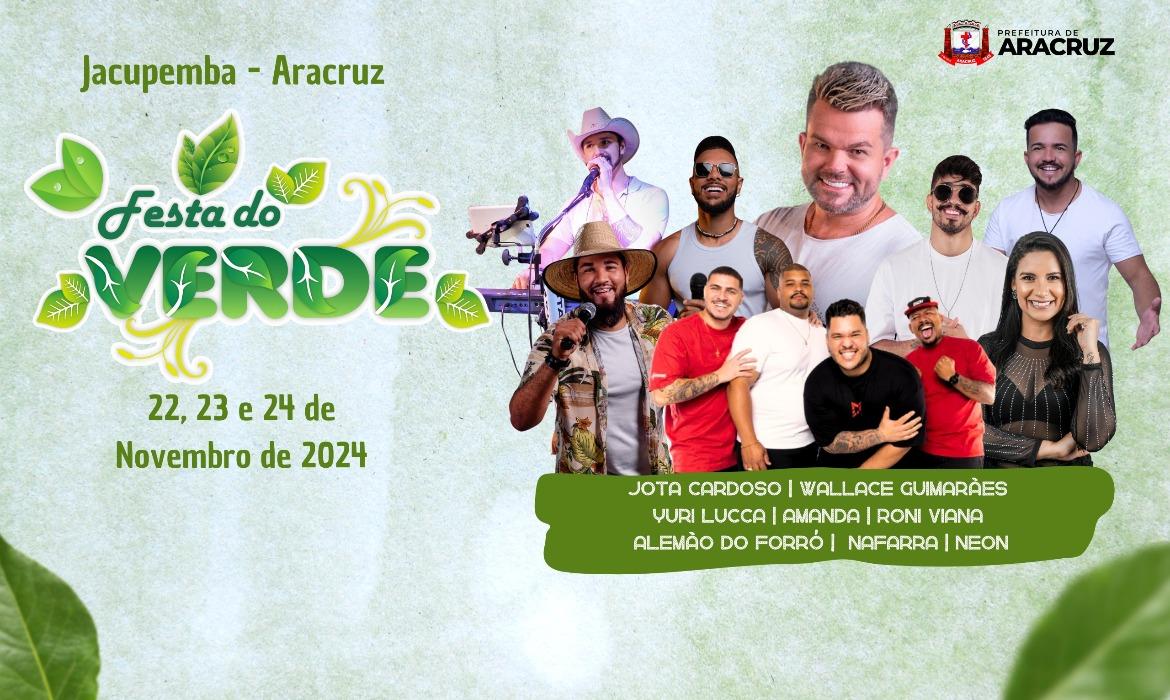 Festa do Verde de Jacupemba: vem aí mais uma edição neste final de semana